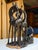 Brown Vintage African Hand-Carved Ebony Wood Intertwined Giraffe Herd For Sale - Image 8 of 15