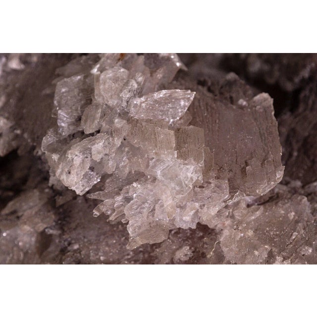 Glass Vintage Late 20th Century Desert Crystal Gypsum Geode Mineral Specimen For Sale - Image 7 of 7