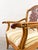 Set of 4 Coastal Palm Beach Style Bamboo and Mahogany Arm Chairs For Sale - Image 10 of 16