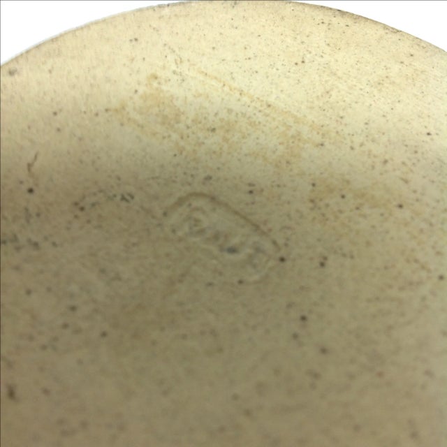 Raul Coronel Style Mid-Century Relief Decorated Pot For Sale - Image 5 of 5