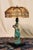 Late 19th Century Eclectic Bronze Woman Lamp With Popsicle Stick Shade For Sale - Image 12 of 17