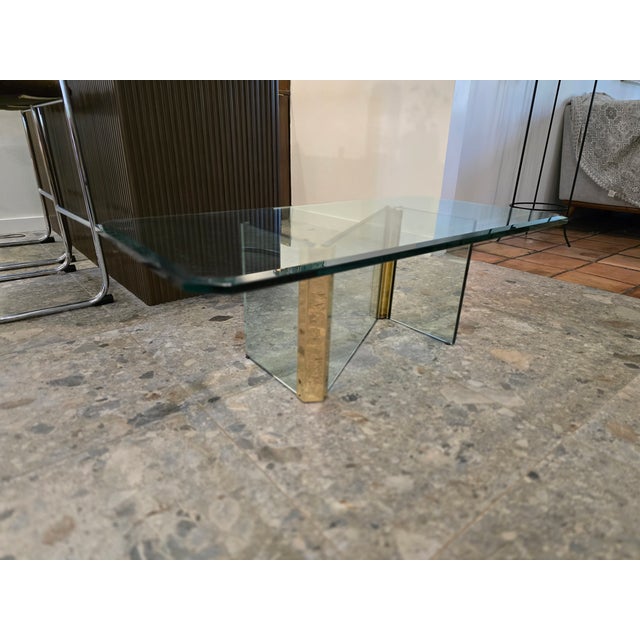 1980s Attributed to Leon Rosen for Pace Z Coffee Table For Sale - Image 15 of 15