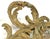 1900's Hollywood Regency Style Wood With Plaster Wall Mirror With Curved Foliate Design For Sale In West Palm - Image 6 of 18