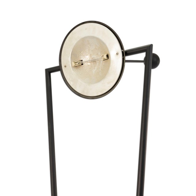 Modern Late 20th Century Post Modern Pendulum Torchiere Floor Lamp by Ron Rezek For Sale - Image 3 of 6