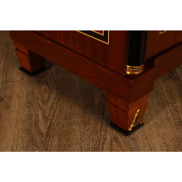 Infinity Furniture Neoclassical Style Mahogany Tall Chest For Sale - Image 15 of 18