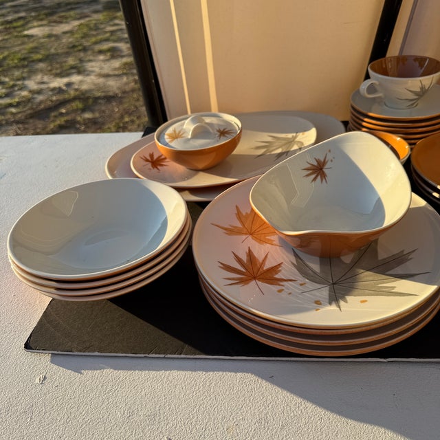 Mid 20th Century Ben Seibel Iroquois Autumn Harvest Dinnerware- 30 Pieces For Sale - Image 5 of 12