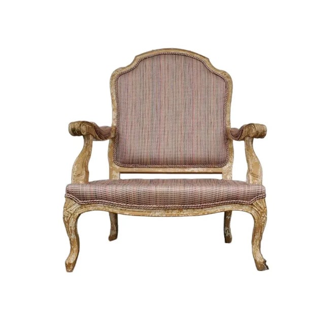 1970s Traditional French Country Armchair For Sale - Image 9 of 9