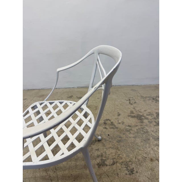 Mid-Century Brown Jordan Outdoor Aluminum Dining Chairs, 1960s - Set of Four For Sale - Image 9 of 16