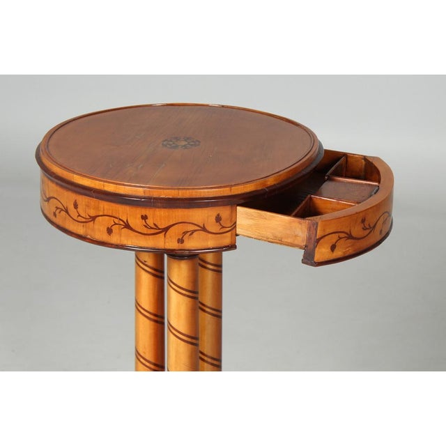 Biedermeier Side Table, 1830s For Sale - Image 9 of 12