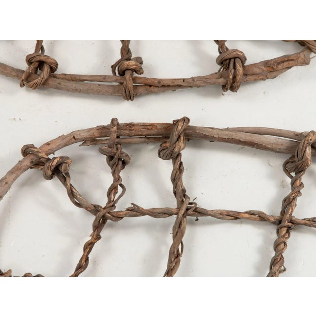 Wood Pair of Vintage Swedish Snow Shoes, Early 20th Century For Sale - Image 7 of 10