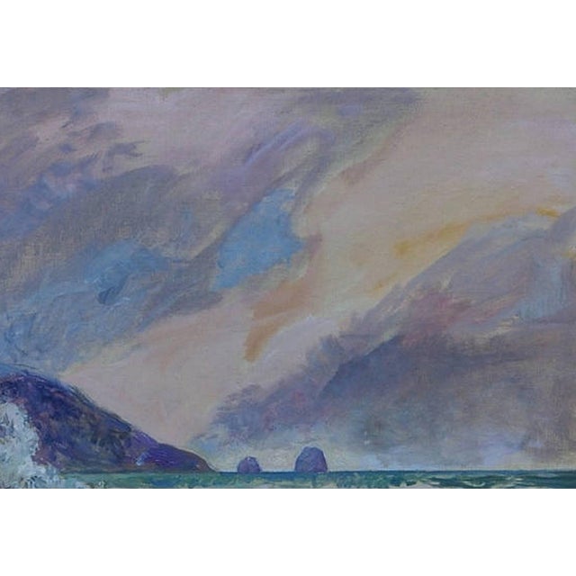 Realism Original Seascape Oil Painting, Soviet Ukrainian Art, 1978 70-100 For Sale - Image 3 of 6