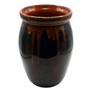 Bulbous Vase with Gradient Glaze, 1920s For Sale