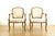 Antique Rococo Oak Armchairs with Light Beige Upholstery, Sweden, 1850s, Set of 2 For Sale - Image 9 of 9