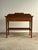 Antique Quarter Sawn Oak Console Table With Carved Gallery Back For Sale - Image 17 of 17