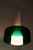 Vintage Two-Tone Pendant Light in White Opaline Glass and Green Transparent Glass, 1960s For Sale - Image 12 of 17