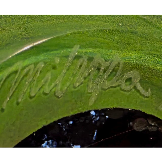 Milropa Art Glass Paperweight – Signed, 1977 – Limited Studio Work For Sale - Image 9 of 9