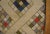Textile Fantastic Tan Beige Color and Interesting Rhombus Shapes Patters Antique American Hooked Rug, For Sale - Image 7 of 8