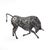 Premium Handcrafted Recycled Metal Bull Sculpture | 92" X 57" | One of a Kind For Sale - Image 13 of 14