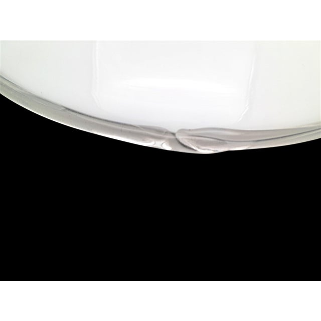 Glass UFO Ceiling Lamp in Murano Glass from Leucos, 1970s For Sale - Image 7 of 11