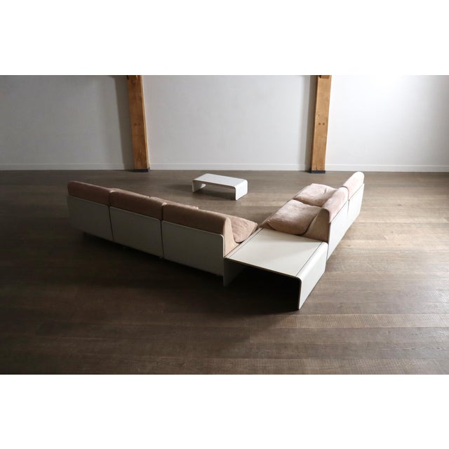 Orbis Modular Sofa in Corduroy by Luigi Colani for Cor, 1970s, Set of 7 For Sale - Image 11 of 13