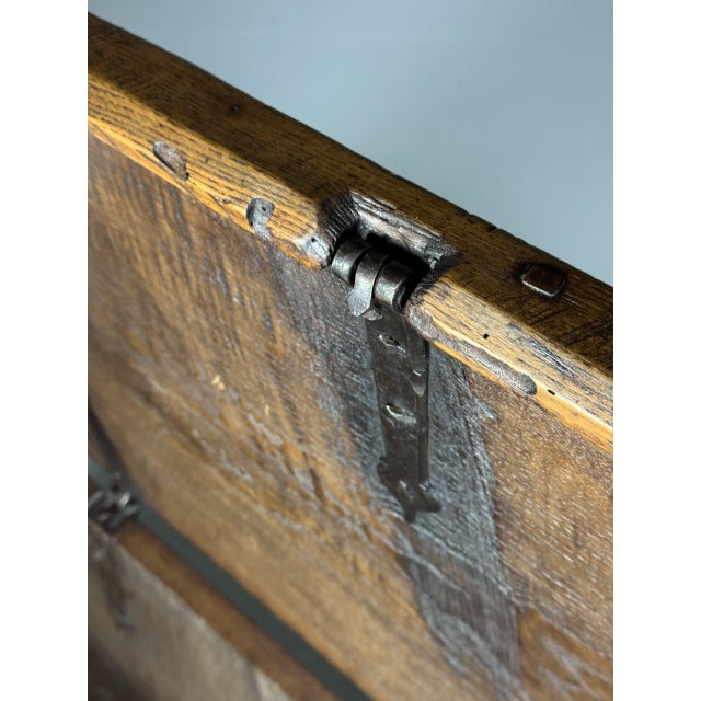 Large Antique Spanish Chest, 1700s For Sale - Image 15 of 18