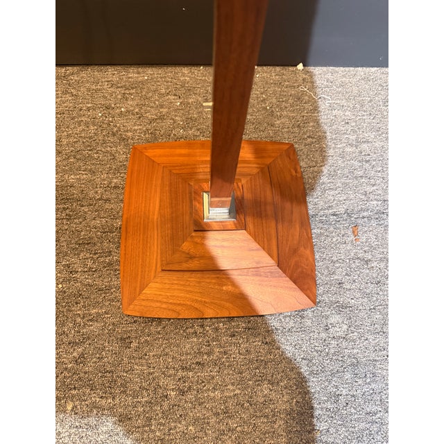 David Linley adjustable floor lamp with chrome fittings.