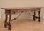 1960s Spanish Rustic Carved Wood Console Table , Mid-20th Century For Sale - Image 5 of 14