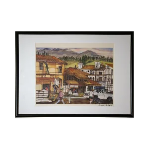 Franklin McMahon "Home Construction" Signed Art Print