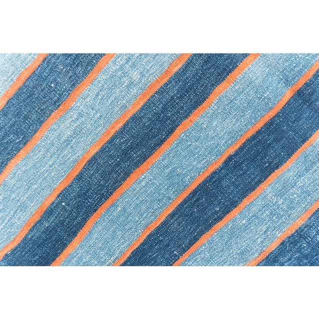 Antique Indian Dhurrie Rug 12'1 X 23'10 For Sale - Image 15 of 15