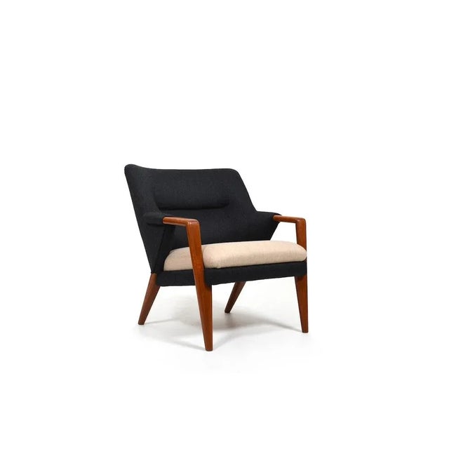 Wood Danish Easy Chair in Teak, 1960s For Sale - Image 7 of 12