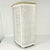 1960s Vintage Boho Chic Coastal Americana Extra Tall Wicker Hamper For Sale - Image 12 of 16