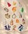 Set of 19 Vintage Inge Glas Radio and OWC Hand Painted Christmas Ornaments in Box In wonderful vintage condition. Well...