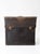 Metal Antique Industrial Slant Top Travel Case Trunk For Sale - Image 7 of 12