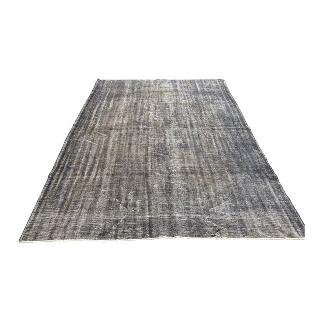 Vintage Anatolian Distressed Rug For Sale