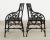 Metal Pair of English Coalbrookdale Style Gothic Garden Armchairs For Sale - Image 7 of 18