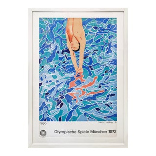 David Hockney, Olympische Spiele Munchen, 1972 (Original Framed Poster), 1972 For Sale