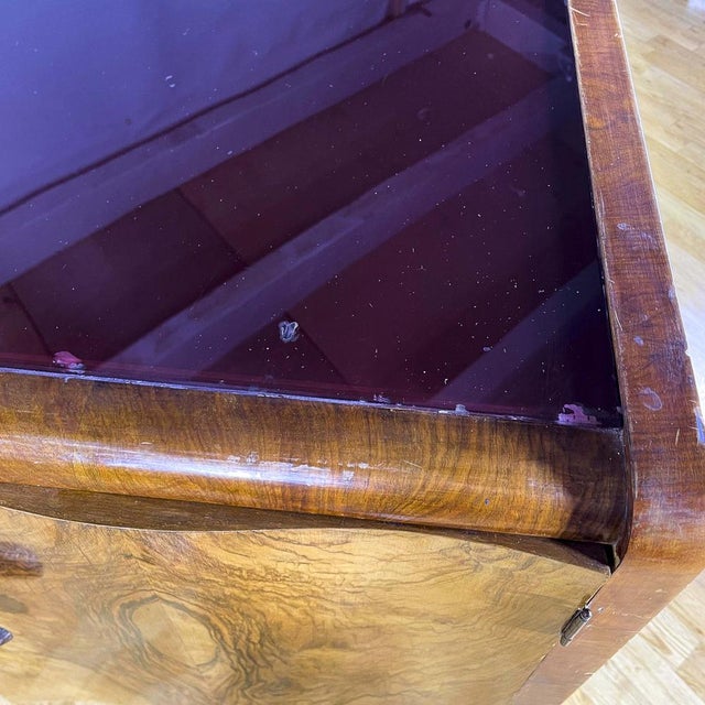 Art Deco Sideboard in Walnut Burl by Lupparelli Cicli Foligno, 1930s For Sale - Image 12 of 18