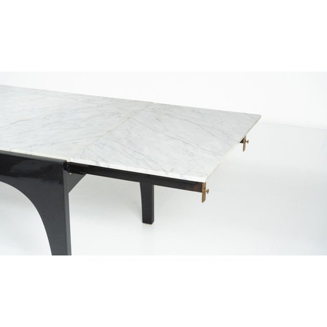 Metal Mid-Century Modern Extendable Dining Table by Ignazio Gardella for Misuraemme, 1980 For Sale - Image 7 of 13