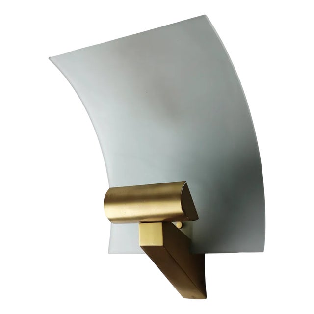 Lichtsegel Wall Lamp in Brass by Paul Neuhaus, 1990s For Sale