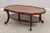 Age: Approx: 20 Years Old Details: Gorgeous Burl Top High Quality Construction Scrolled Legs Stretcher Base Shelf Turtle...