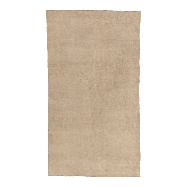 Vintage Turkish Oushak Rug, 04'11 X 08'09 For Sale