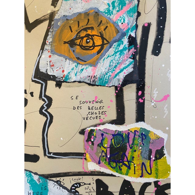 Contemporary Jazzu, Always Ideas, 2025, Mixed Media on Paper For Sale - Image 3 of 6