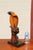 Vintage Sarreid Ltd. Hooded Falcon on Fist Sculpture | Hand-Carved Wood & Brass | Made in Spain, Circa 1970s For Sale - Image 12 of 16
