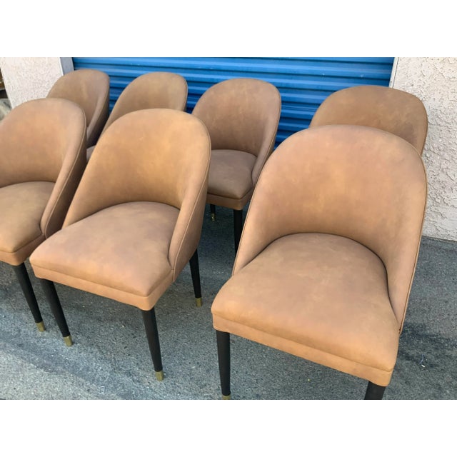 Modern Modern Bucket Dining Chairs - Set of 8 For Sale - Image 3 of 10