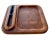 Mid-Century Modern 1970s Staved Teak Wood Cheeseboard and Nutcracker Set by Nissen of Denmark For Sale - Image 3 of 11