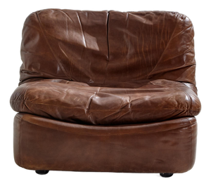 Modular Leather Sofa Set from Dreipunkt, 1970s, Set of 3