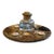 Antique Victorian Coromandel and Ormolu Mounted Crystal Inkwell by Betjemann & Sons, Circa 1860 For Sale