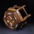Mid 20th Century Vintage Chinese Huali Rosewood Mother-of-Pearl Inlaid "Fish & Lotus" Hexagonal Stool For Sale - Image 5 of 10