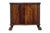 Mid-Century Swedish Carved Mahogany Desk, 1940s For Sale - Image 10 of 14