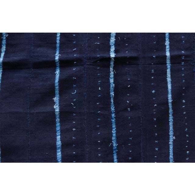 1960s Kone Indigo Mud Cloth For Sale - Image 5 of 7